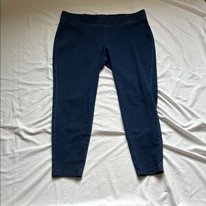 Lands' End Navy Blue starfish Leggings